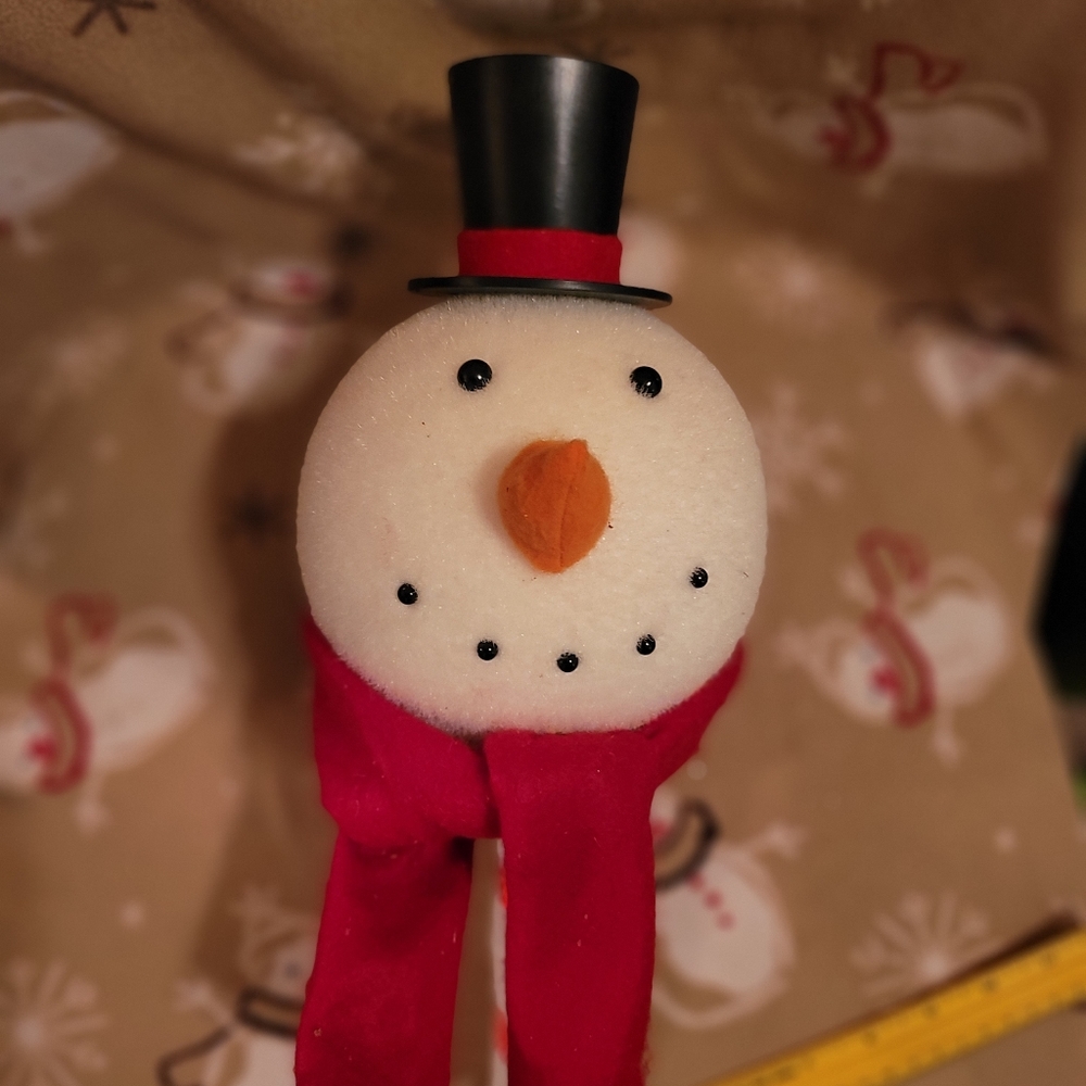 Snowman tree topper - Picture 5 of 5